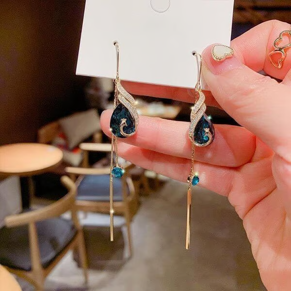 🔥Boho Peacock Charm Earrings