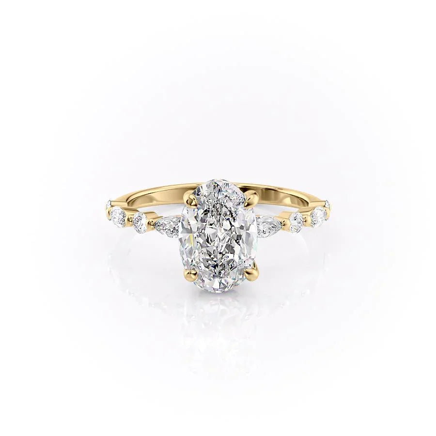 Oval Diamond Engagement Ring