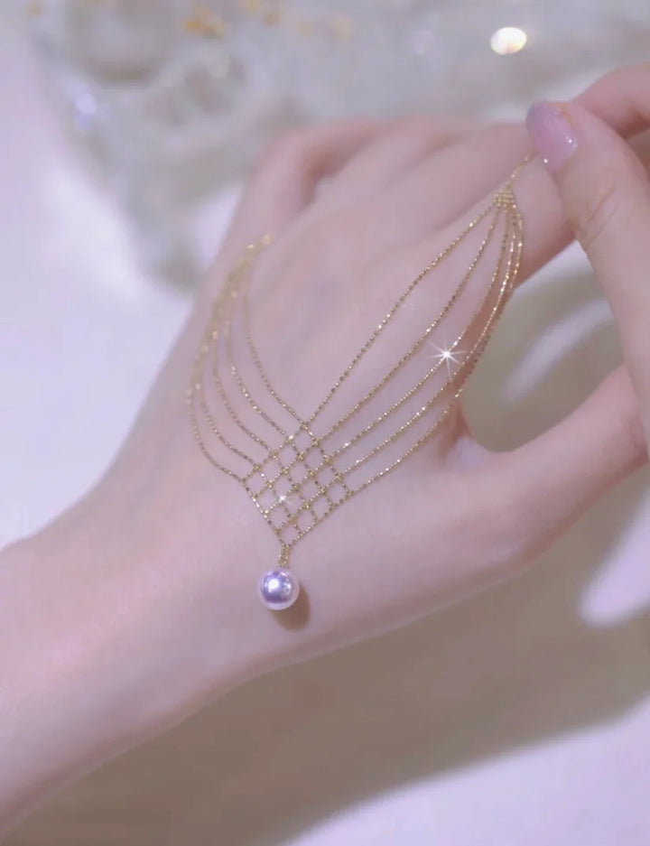 24K Gold Luxe Web Chain Necklace