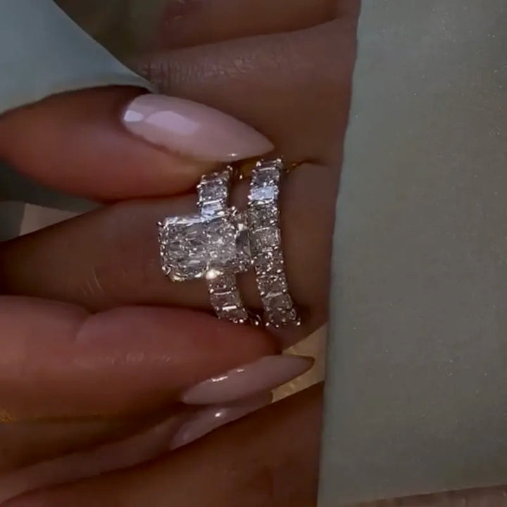 Luxe Radiant Cut Engagement Ring