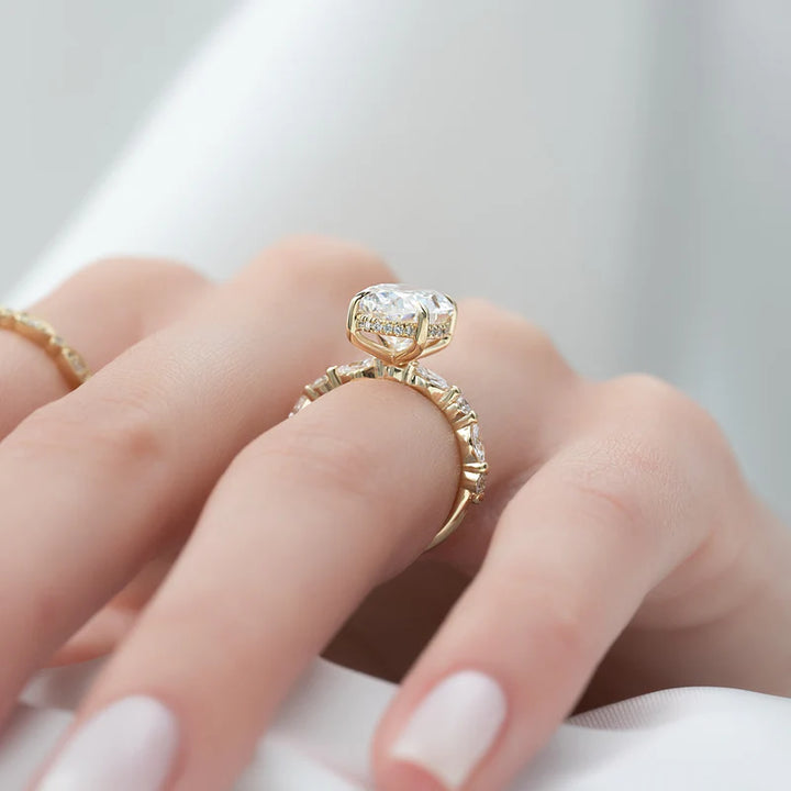Oval Diamond Engagement Ring