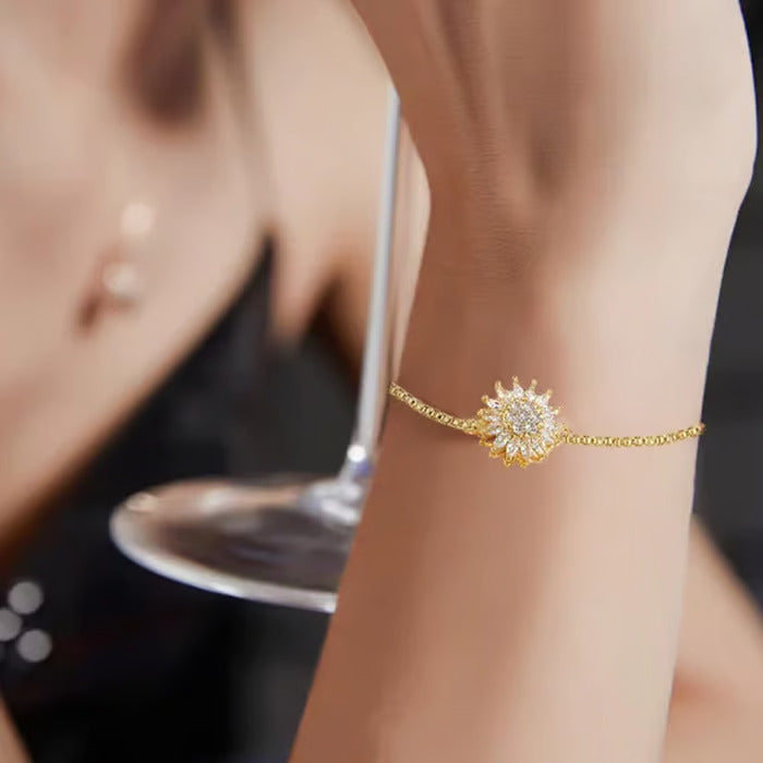 Sunflower Jewelry Set – Necklace