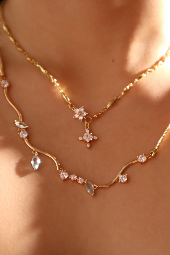 Luxe Diamond Necklace Duo Bundle