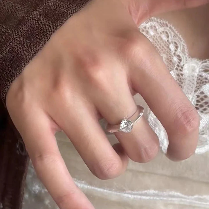 Sterling Silver Orbiting Planet Ring