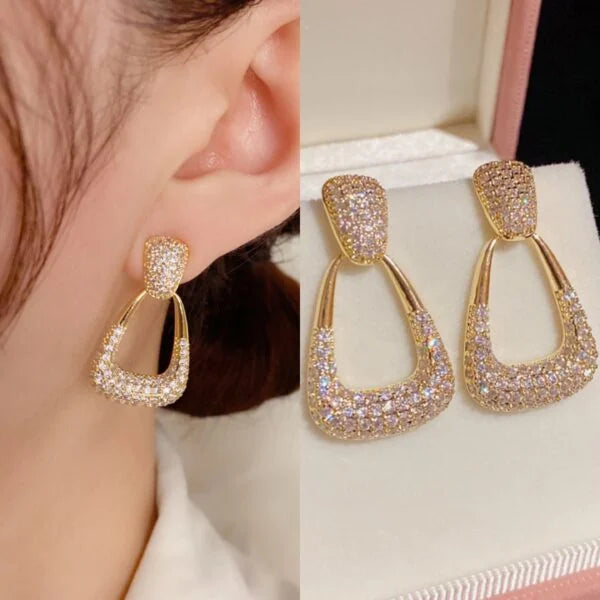 Sparking Diamond Earrings