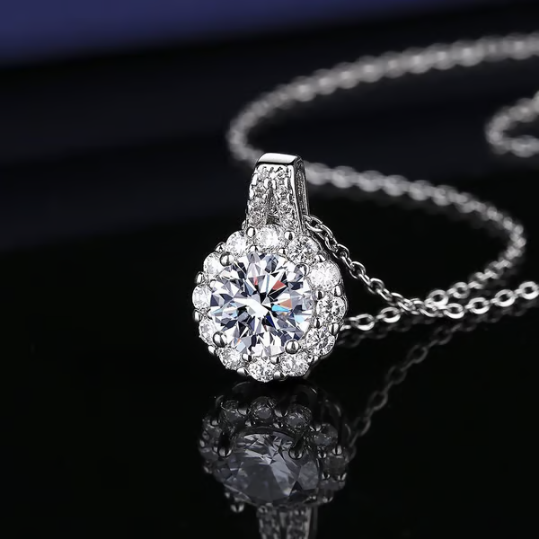 Radiant Sunflower S925 Sterling Silver Pendant Necklace