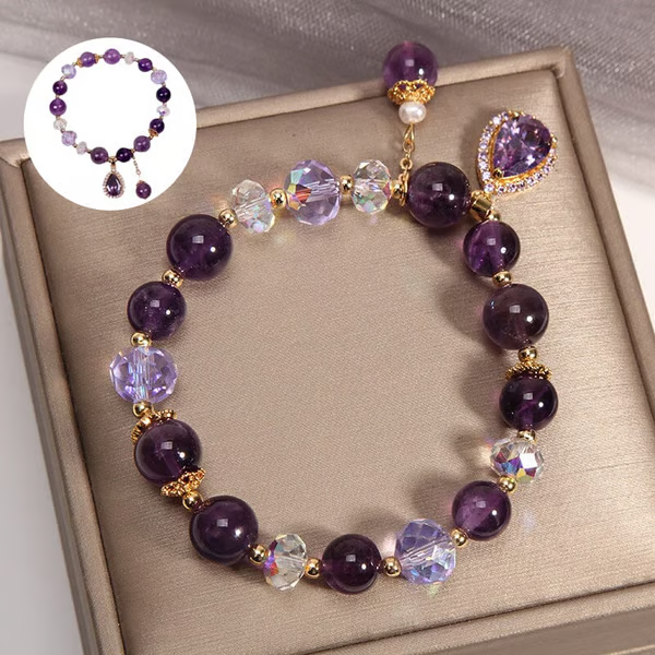 Amethyst Rainfall Charm