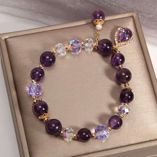 Amethyst Rainfall Charm