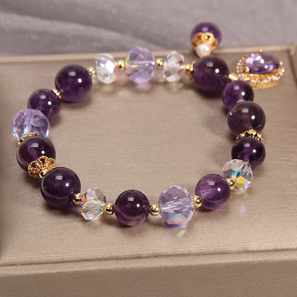 Amethyst Rainfall Charm