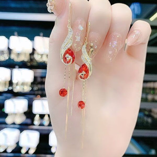 🔥Boho Peacock Charm Earrings