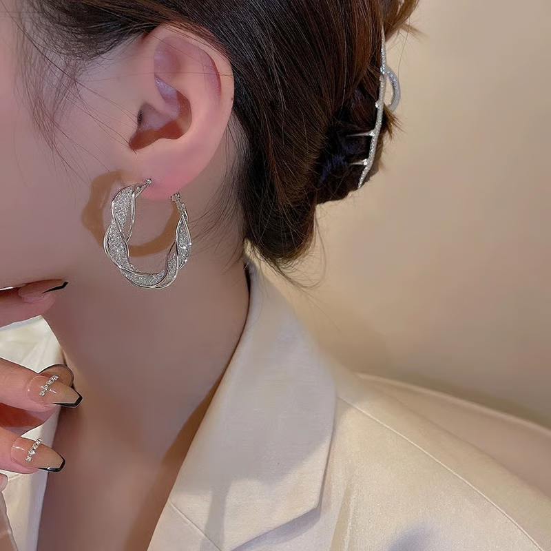 💕S925 Elegant Wave Earrings