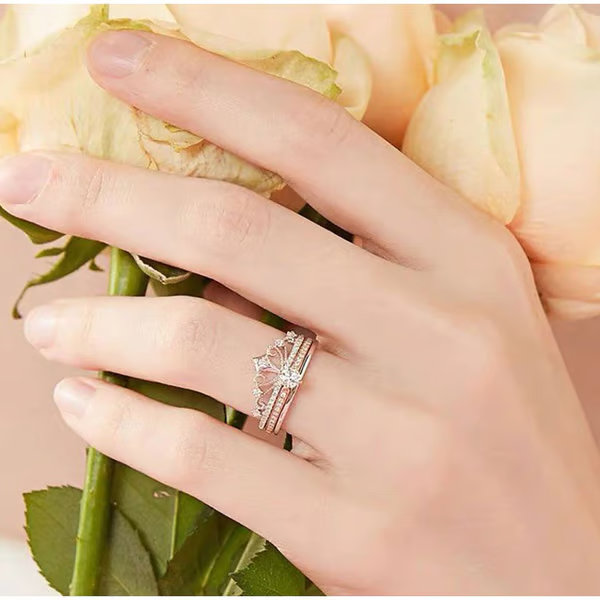Keep Me In Your Heart - Crown Ring💍