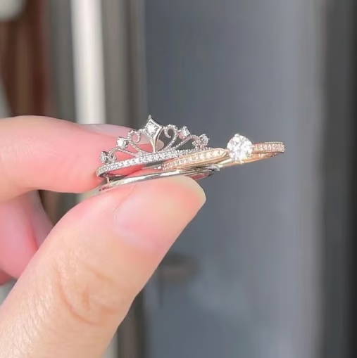 Keep Me In Your Heart - Crown Ring💍
