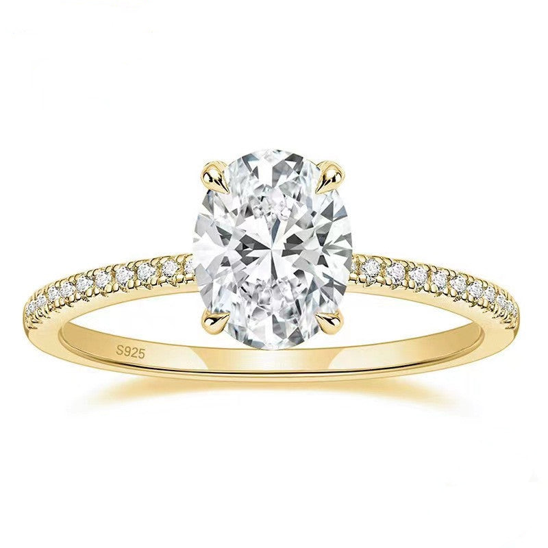 Oval Cut Engagement Ring Promise Ring