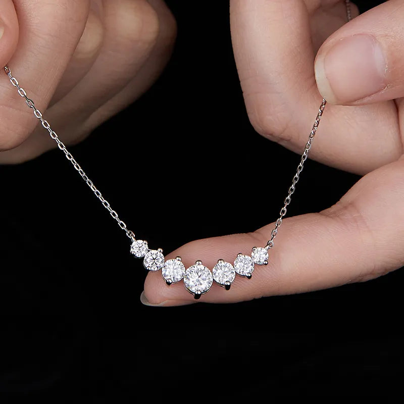 Classic Smile Moissanite Necklace