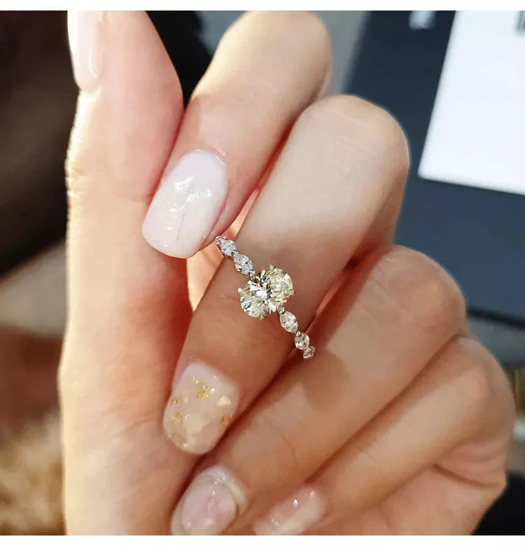 Oval Diamond Engagement Ring