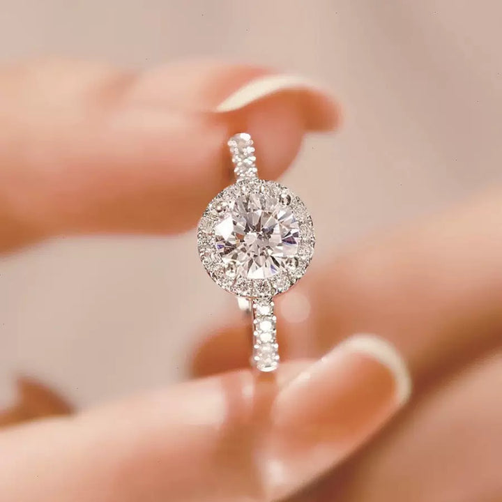 Nebula Diamond Ring – A Galaxy of Eternal Light