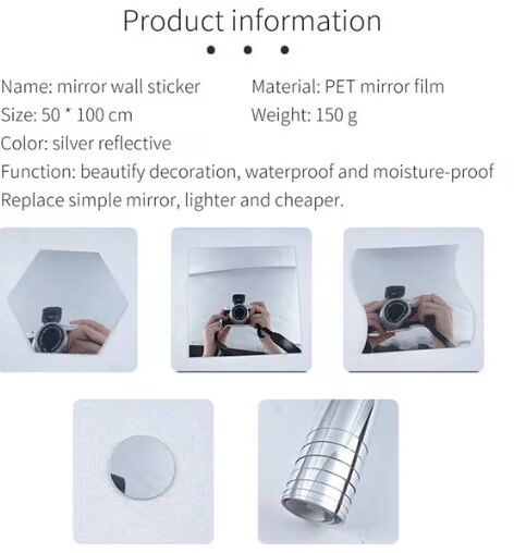 A mirror that does not break - self -adhesive mirror films🥰❤️