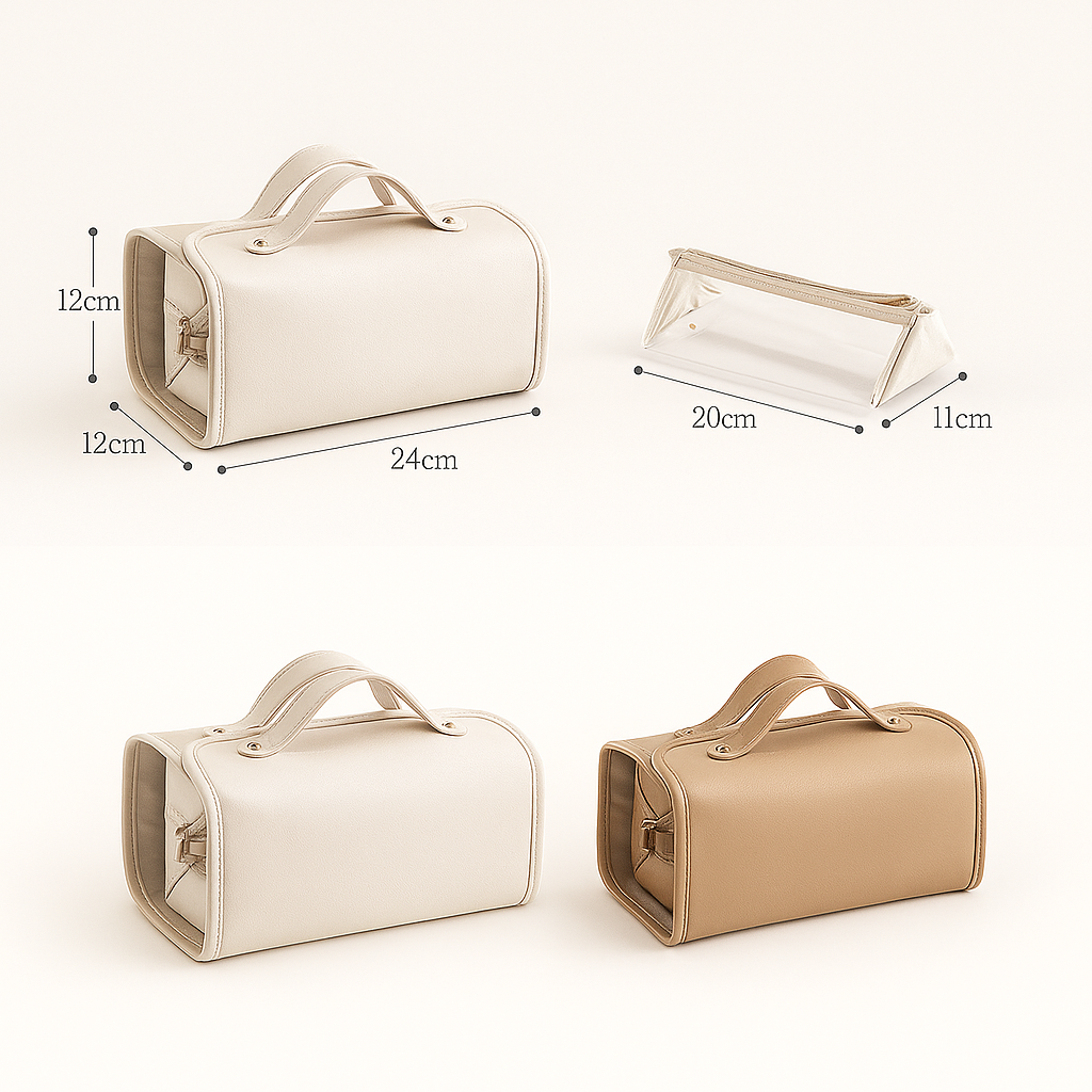 TO DAY 49% OFF Leather Waterproof Cosmetic Bag 🔥(Free Shipping)🔥