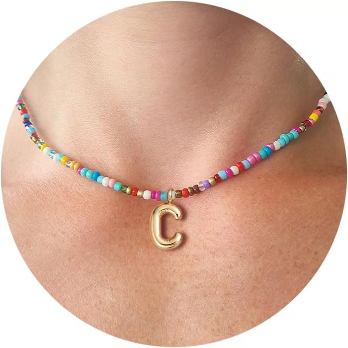 Vibrant Initial Necklaces for Women