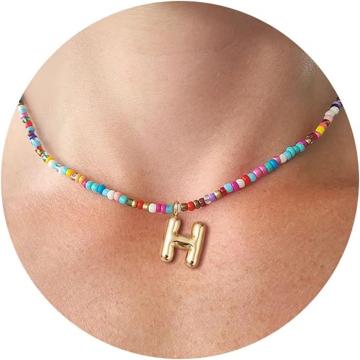 Vibrant Initial Necklaces for Women