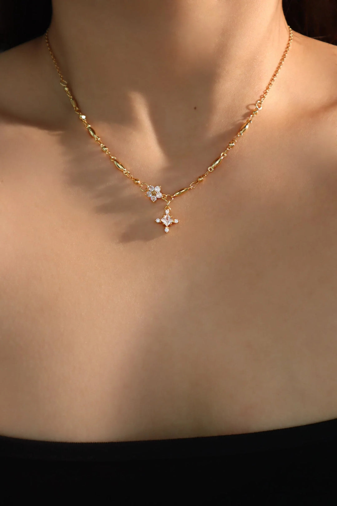 Luxe Diamond Necklace Duo Bundle