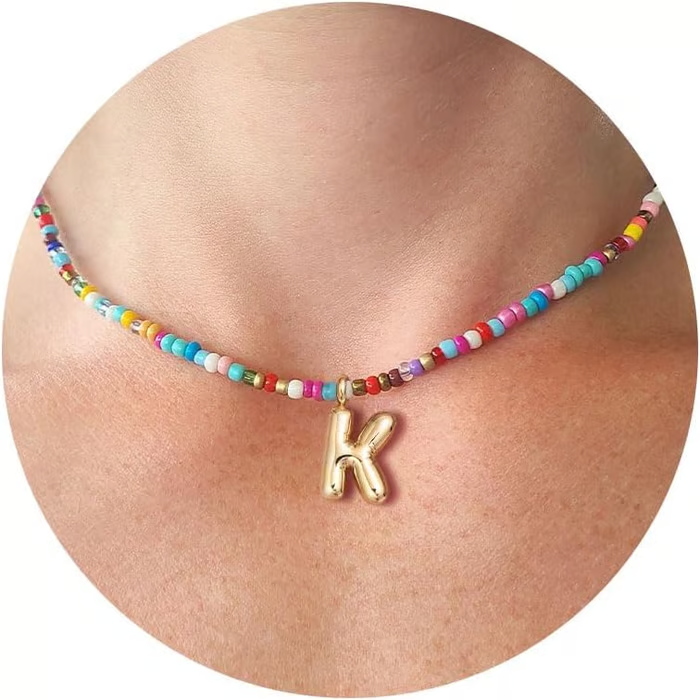 Vibrant Initial Necklaces for Women