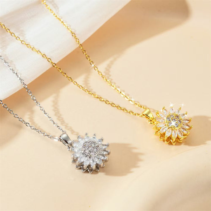 Sunflower Jewelry Set – Necklace