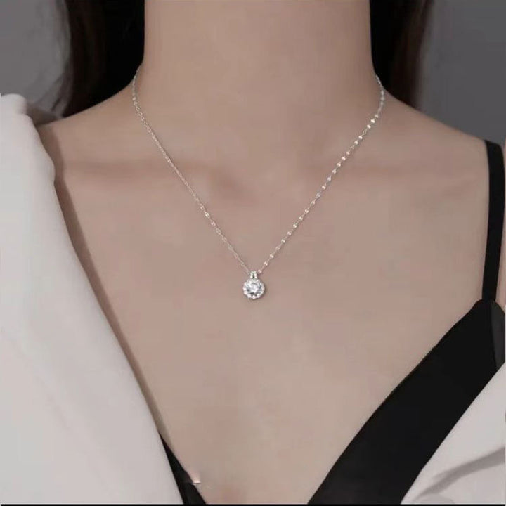 Sunflower Diamond Necklace