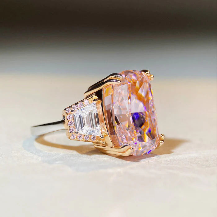 Blush & Bold–Dainty Pink Diamond Pinky Rin