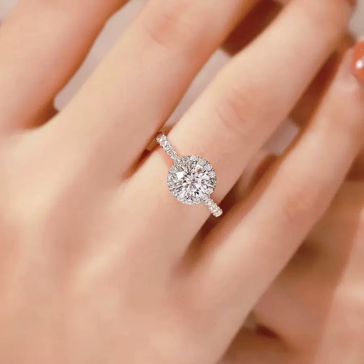 Nebula Diamond Ring – A Galaxy of Eternal Light