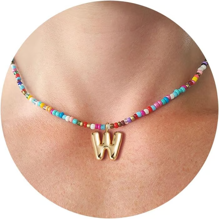 Vibrant Initial Necklaces for Women