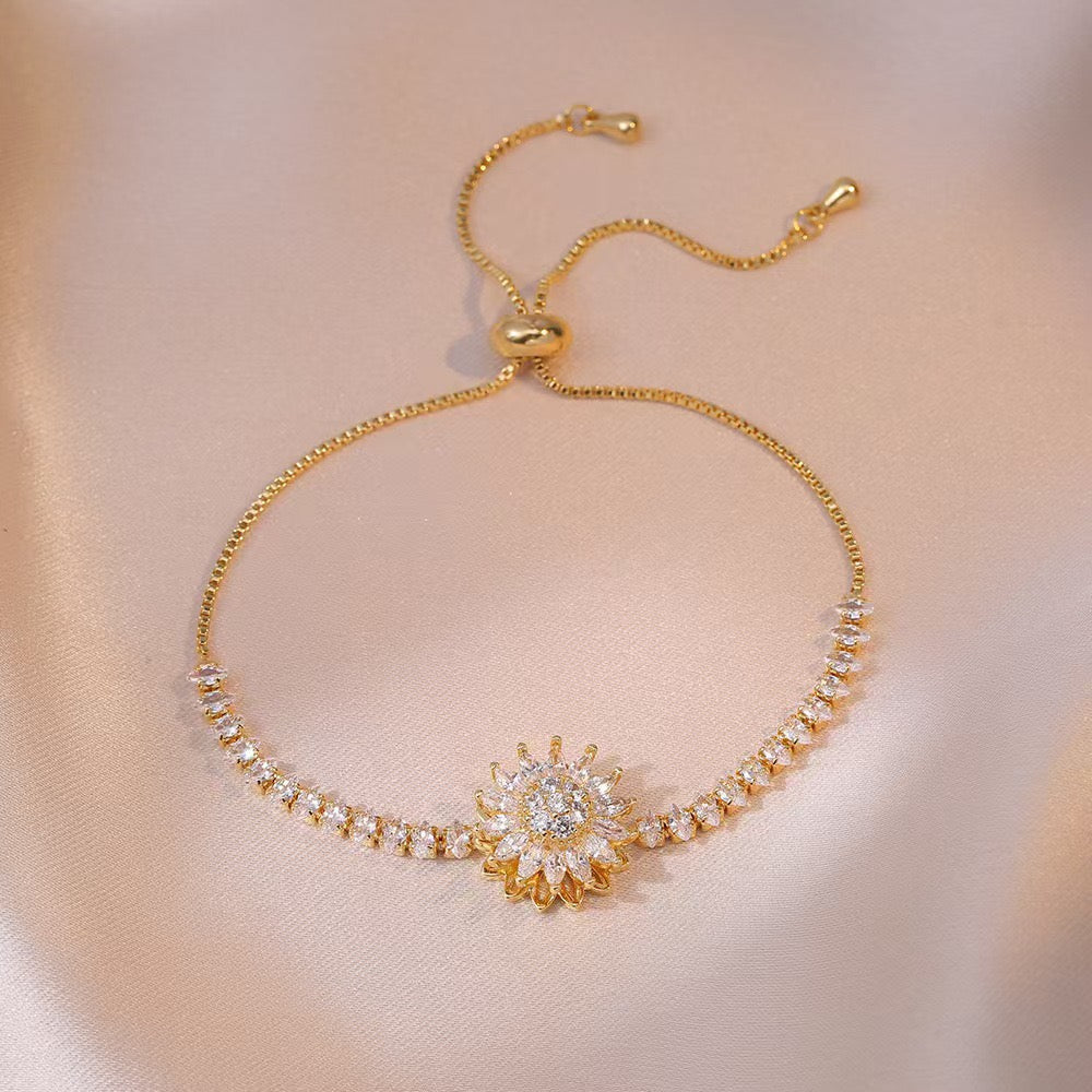 Sunflower Jewelry Set – Necklace
