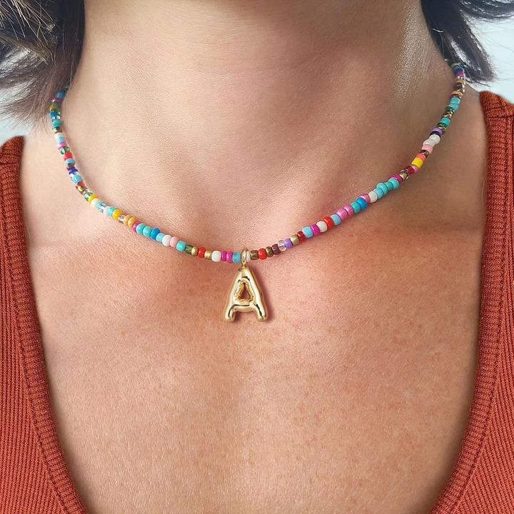 Vibrant Initial Necklaces for Women
