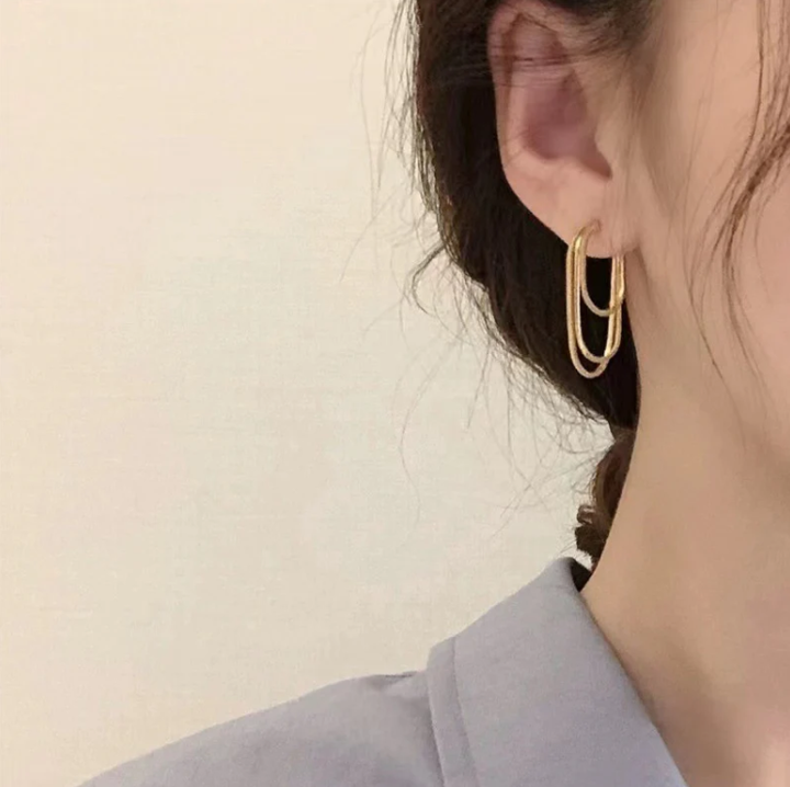 Elegant Soft Chain Tassel Earrings