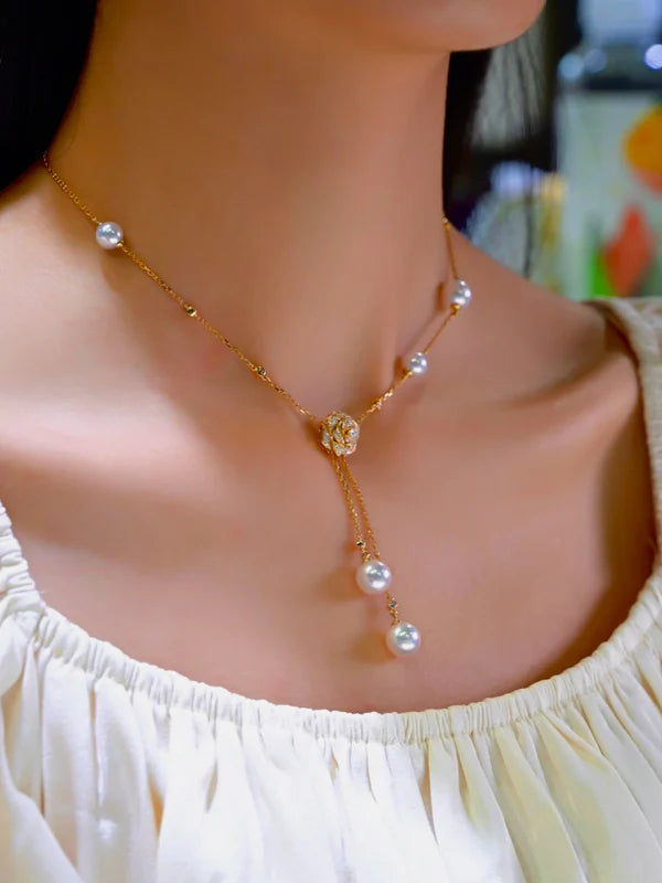 Timeless 24K Gold Plated Pendant Necklace