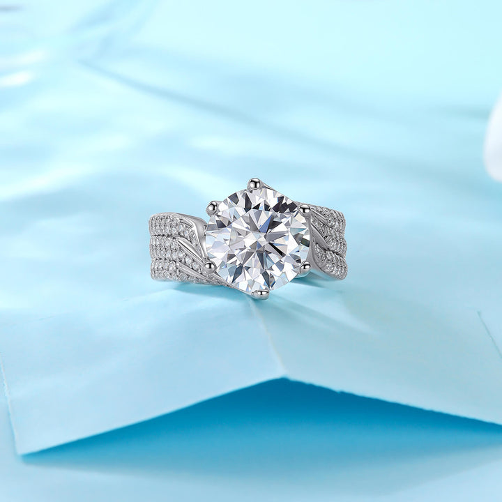 S925 Luxury Moissanite Ring