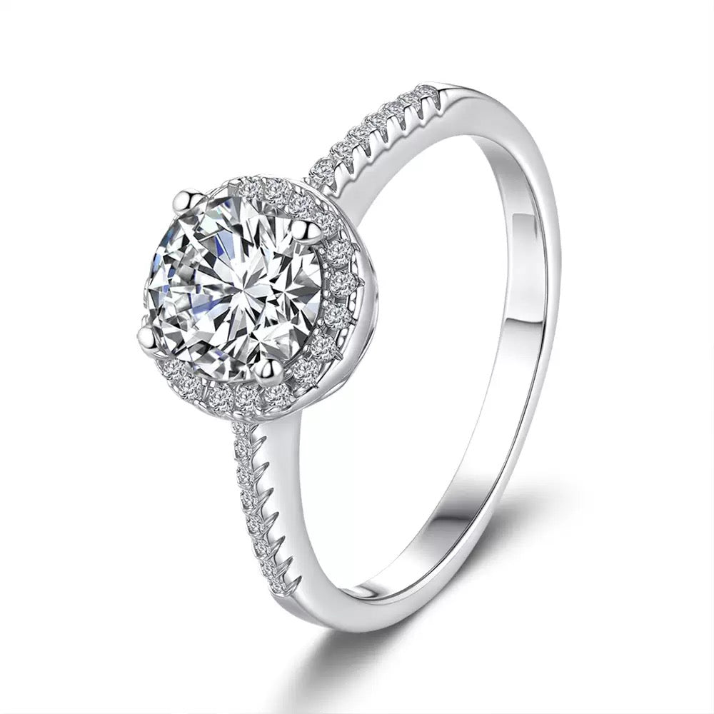 Nebula Diamond Ring – A Galaxy of Eternal Light