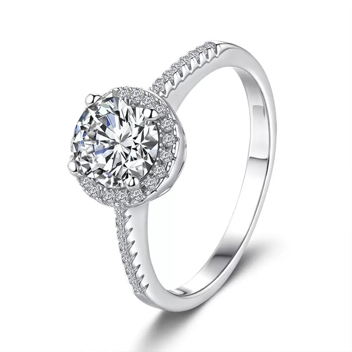 Nebula Diamond Ring – A Galaxy of Eternal Light