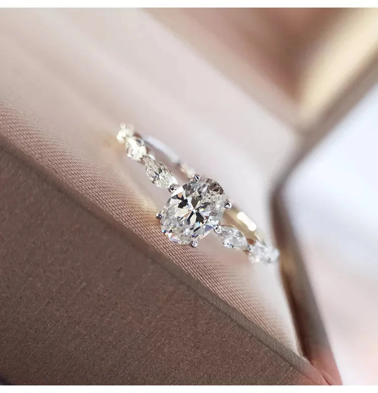 Oval Diamond Engagement Ring