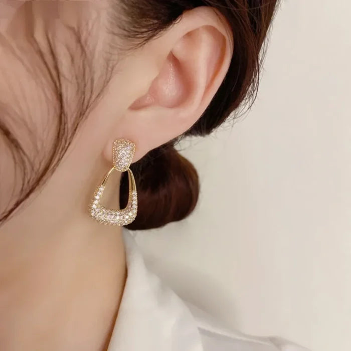 Sparking Diamond Earrings