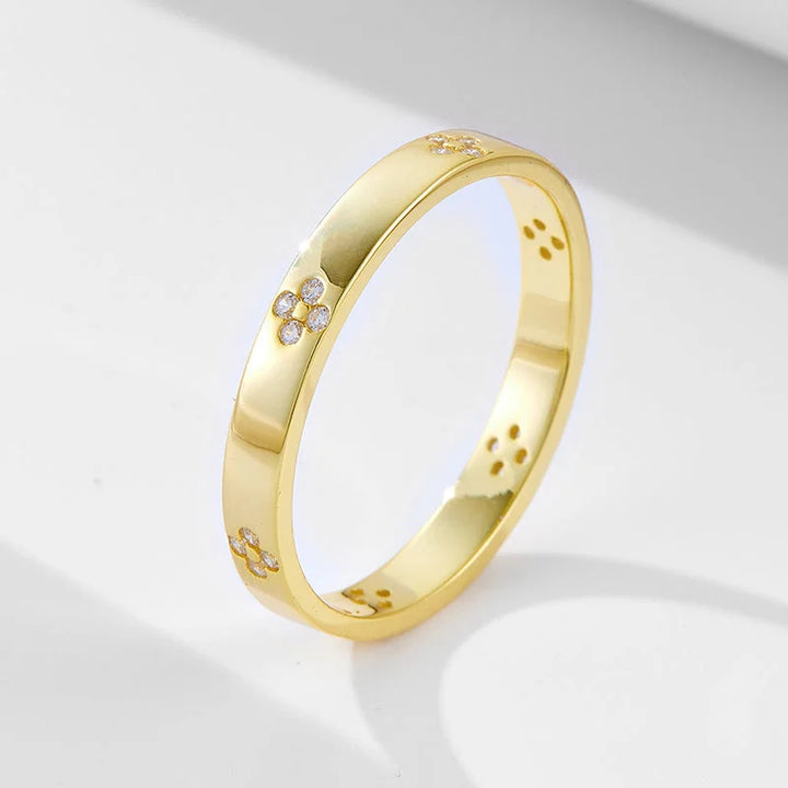 Stunning Oval Cut Sterling Silver Bridal Set in Golden Tone, Receive 2 Free Additional Rings