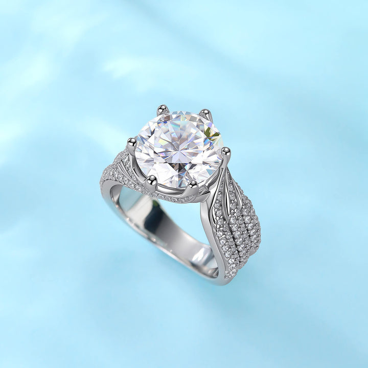 S925 Luxury Moissanite Ring