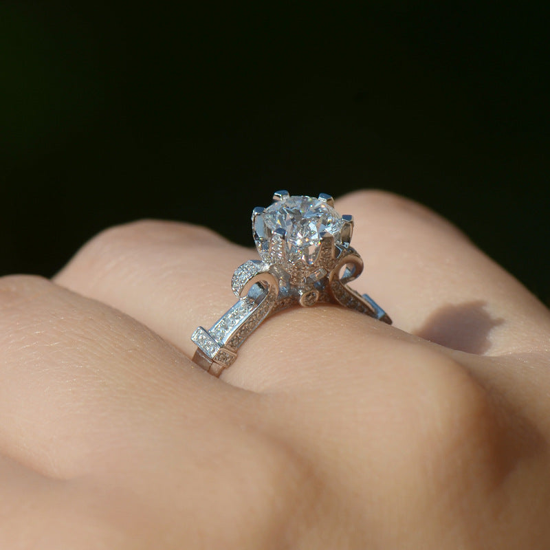 Sculpted Brilliance Ring Diamond Appeal
