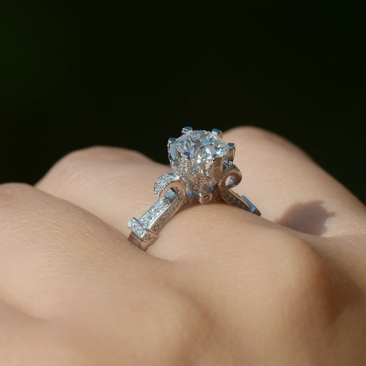Sculpted Brilliance Ring Diamond Appeal