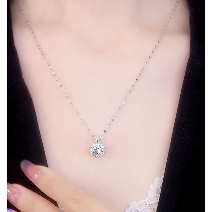 Sunflower Diamond Necklace