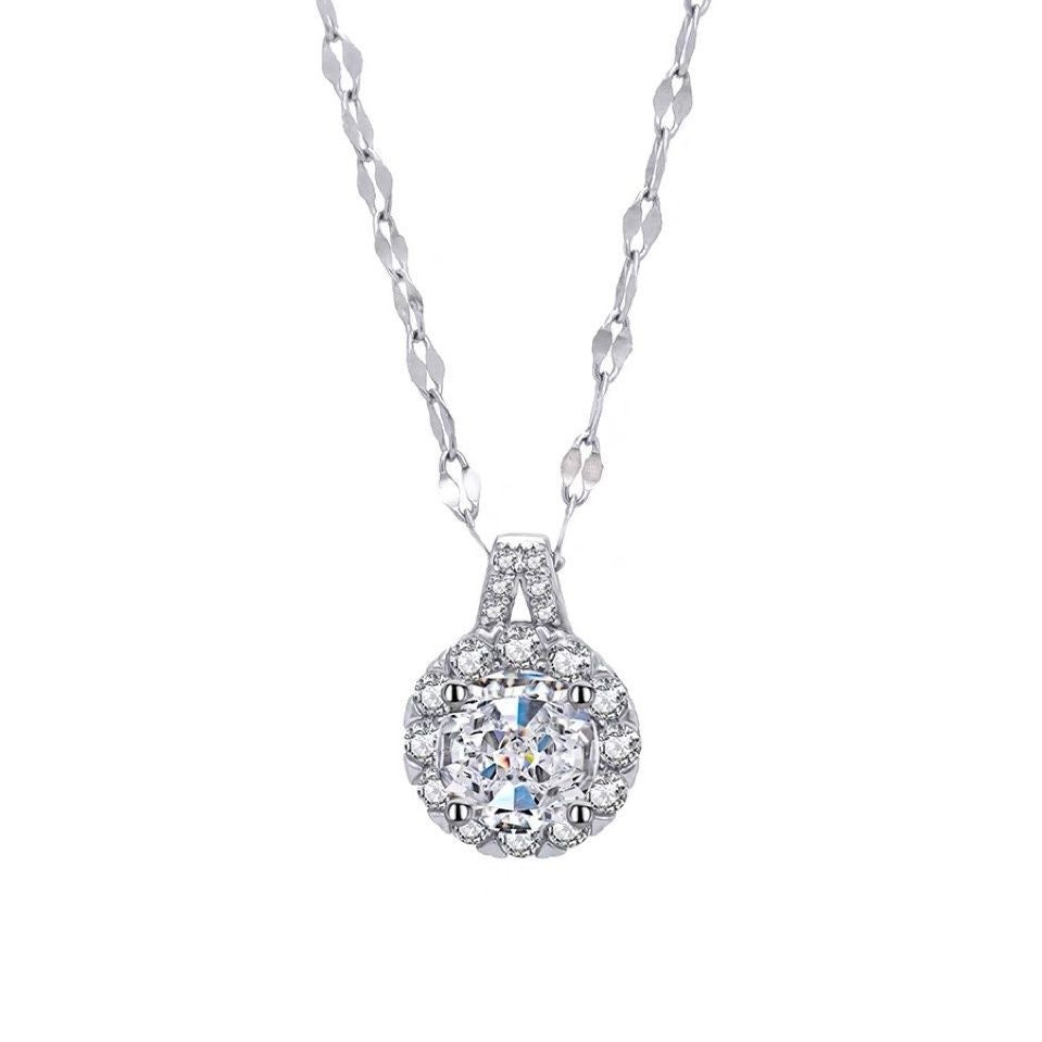 Sunflower Diamond Necklace