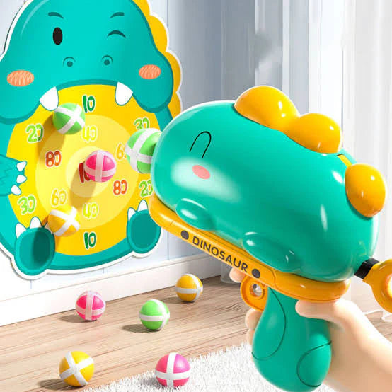 Dino Ball Gun Aim Shooting Board Game