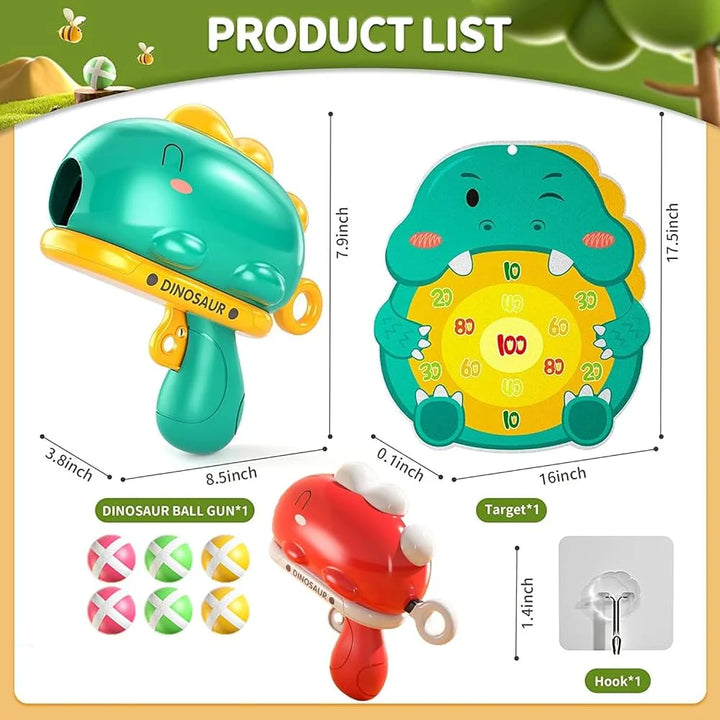Dino Ball Gun Aim Shooting Board Game
