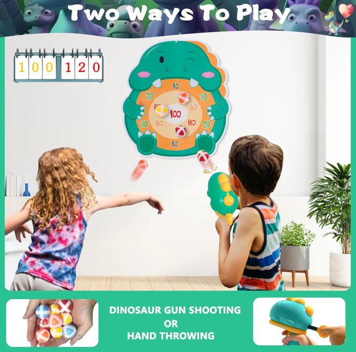 Dino Ball Gun Aim Shooting Board Game